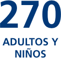 270 adultos y niños 270 adultos y niños
